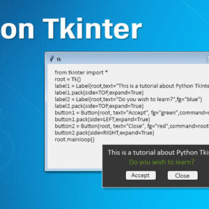 Python GUI Programming with TKinter (6 Weeks)